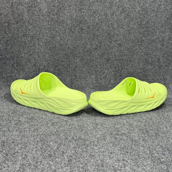 Hoka Ora Recovery Slide Sandals Men\'s Size 14 Neon Yellow Athletic Running Beach main image 7